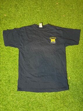 Michigan Wolverines Navy blue cotton T shirt